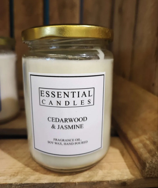Cedarwood & Jasmine Soya scented candle 300ml